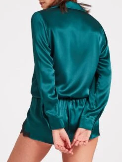 100% Seide Bluse TOI MON AMOUR Von Aubade -Marlies Dekkerses Verkaufe bluse gr n seide toi mon amour qs44 emeraude aubade 4