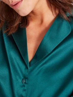 100% Seide Bluse TOI MON AMOUR Von Aubade -Marlies Dekkerses Verkaufe bluse gr n seide toi mon amour qs44 emeraude aubade 7