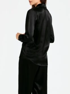 100% Seide Bluse TOI MON AMOUR Von Aubade -Marlies Dekkerses Verkaufe bluse schwarz seide toi mon amour qs44 noir aubade 4