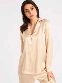 100% Seide Bluse TOI MON AMOUR Von Aubade -Marlies Dekkerses Verkaufe damenbluse seide qs44 blond aubade 3