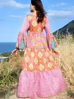 Seidenbatist Strandkleid NARCISO LILLA Von Laetitia Beachwear -Marlies Dekkerses Verkaufe kleid lila n141 lila laettia 8