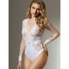 Langarm Body Spitze Mit Strass MARLENE Prelude Milano -Marlies Dekkerses Verkaufe langarm body marlene yh307 weiss prelude milano 5 1