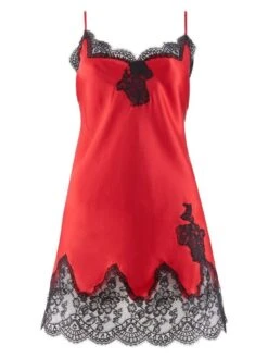 100% Seide Baby-Doll SOIE D´AMOUR Fein Aubade -Marlies Dekkerses Verkaufe seide baby doll ms42 1 rouge passion soie d amour aubade 1 1 1 1