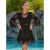 Sommer Kaftankleid BLACK LACE Von Cotton Club Mare -Marlies Dekkerses Verkaufe sommerkleid black lace cotton club mare 2